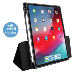Stuffcool Tourner 360 Degree Rotating PU Leather Back Case Cover with Stand for 12.9 Inch Apple iPad Pro (TRNRiPad129-BLK, Black) Stuffcool Tourner 360 Degree Rotating PU Leather Back Case Cover with Stand for 12.9 Inch Apple iPad Pro (TRNRiPad129-BLK, Black)_3