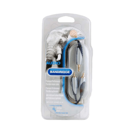 Bandridge 200 cm 3.5mm Stereo to 2RCA Audio Cable (X2RCA SAL3402, Black) Bandridge 200 cm 3.5mm Stereo to 2RCA Audio Cable (X2RCA SAL3402, Black)_1