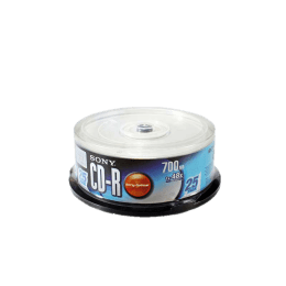 Sony 48x CD Recordable-Pack of 25 (25CDQ80S1, Silver Shine) Sony 48x CD Recordable-Pack of 25 (25CDQ80S1, Silver Shine)_1