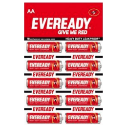Eveready AA Heavy Duty Carbon Zinc Battery (Red) (Pack of 10) Eveready AA Heavy Duty Carbon Zinc Battery (Red) (Pack of 10)_1