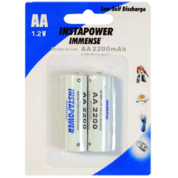 Immense Ready to Use AA Rechargeable Battery (White) (Pack of 2) Immense Ready to Use AA Rechargeable Battery (White) (Pack of 2)_1