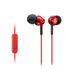 Sony In-Ear Wired Earphones with Mic (MDR-EX110AP, Red) Sony In-Ear Wired Earphones with Mic (MDR-EX110AP, Red)_1