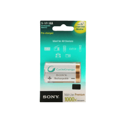 Sony 2000 mAh AA Rechargeable Battery (White) (Pack of 2) Sony 2000 mAh AA Rechargeable Battery (White) (Pack of 2)_1