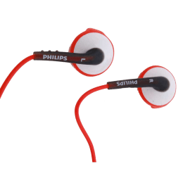 Philips Actionfit Sports In-Ear Wired Earphones (SHQ1000, Red) Philips Actionfit Sports In-Ear Wired Earphones (SHQ1000, Red)_1