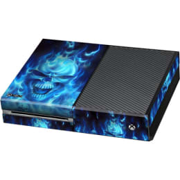 Elton Fire Theme Skin Sticker Cover for Microsoft Xbox One Console/Kinect and Controllers (EL00097, Blue) Elton Fire Theme Skin Sticker Cover for Microsoft Xbox One Console/Kinect and Controllers (EL00097, Blue)_4