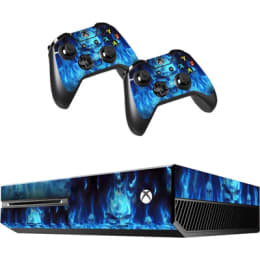 Elton Fire Theme Skin Sticker Cover for Microsoft Xbox One Console/Kinect and Controllers (EL00097, Blue) Elton Fire Theme Skin Sticker Cover for Microsoft Xbox One Console/Kinect and Controllers (EL00097, Blue)_2