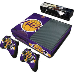 Elton Basketball NBA Theme Skin Sticker Cover for Microsoft Xbox One Console/Kinect and Controllers (EL00071, Purple) Elton Basketball NBA Theme Skin Sticker Cover for Microsoft Xbox One Console/Kinect and Controllers (EL00071, Purple)_1