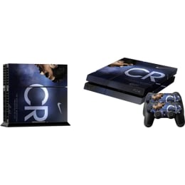 Elton CR7 Real Madrid CF Theme Skin Sticker Cover for Sony PS4 Console and Controllers (EL00059, Navy Blue) Elton CR7 Real Madrid CF Theme Skin Sticker Cover for Sony PS4 Console and Controllers (EL00059, Navy Blue)_1