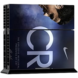 Elton CR7 Real Madrid CF Theme Skin Sticker Cover for Sony PS4 Console and Controllers (EL00059, Navy Blue) Elton CR7 Real Madrid CF Theme Skin Sticker Cover for Sony PS4 Console and Controllers (EL00059, Navy Blue)_2