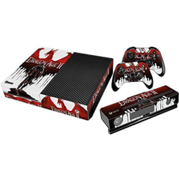 Elton Dragon Age Theme Skin Sticker Cover for Microsoft Xbox One Console/Kinect and Controllers (EL00093, Red/White) Elton Dragon Age Theme Skin Sticker Cover for Microsoft Xbox One Console/Kinect and Controllers (EL00093, Red/White)_1
