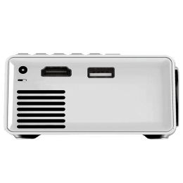 Merlin LCD PRJ HD Projector (20 Lumens, USB 2.0 + HDMI, Palm Sized Projector, White/Yellow) Merlin LCD PRJ HD Projector (20 Lumens, USB 2.0 + HDMI, Palm Sized Projector, White/Yellow)_3