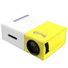Merlin LCD PRJ HD Projector (20 Lumens, USB 2.0 + HDMI, Palm Sized Projector, White/Yellow) Merlin LCD PRJ HD Projector (20 Lumens, USB 2.0 + HDMI, Palm Sized Projector, White/Yellow)_1