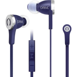 MuveAcoustics Drive In-Ear Wired Earphones with Mic (MA-1000FB, Blue) MuveAcoustics Drive In-Ear Wired Earphones with Mic (MA-1000FB, Blue)_1