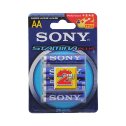 Sony AAA Alkaline Battery (AM4-B6A, Blue) (Pack of 6) Sony AAA Alkaline Battery (AM4-B6A, Blue) (Pack of 6)_1