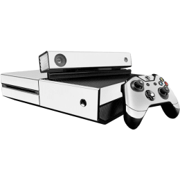 Elton Pure White Theme Skin Sticker Cover for Microsoft Xbox One Console/Kinect and Controllers (EL00076) Elton Pure White Theme Skin Sticker Cover for Microsoft Xbox One Console/Kinect and Controllers (EL00076)_1