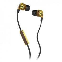 Skullcandy Smokin Buds 2 In-Ear Wired Earphones with Mic (S2PGFY-310, Tortoise/Black) Skullcandy Smokin Buds 2 In-Ear Wired Earphones with Mic (S2PGFY-310, Tortoise/Black)_1