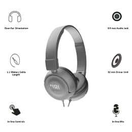 JBL T450 Headphone (Black) JBL T450 Headphone (Black)_3