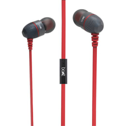 boAt BassHeads 200 In-Ear Wired Earphone with Mic (Deep Bass, Red) boAt BassHeads 200 In-Ear Wired Earphone with Mic (Deep Bass, Red)_2