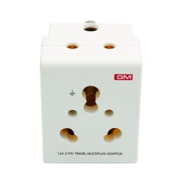 GM Modular 16 Amp 3 Pin Multi Plug Adapter (3050, Black) GM Modular 16 Amp 3 Pin Multi Plug Adapter (3050, Black)_3