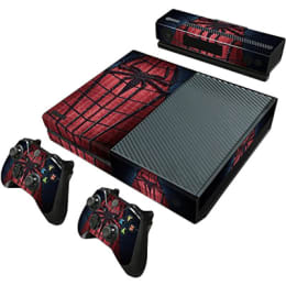 Elton Amazing Spider Man Theme Skin Sticker Cover for Microsoft Xbox One Console/Kinect and Controllers (EL00092, Red/Black) Elton Amazing Spider Man Theme Skin Sticker Cover for Microsoft Xbox One Console/Kinect and Controllers (EL00092, Red/Black)_1