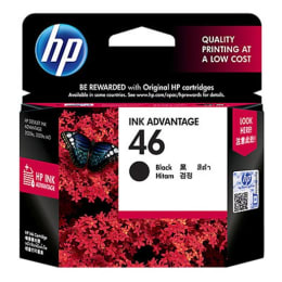 HP 46 Original Ink Advantage Cartridge (CZ637AA, Black) HP 46 Original Ink Advantage Cartridge (CZ637AA, Black)_1