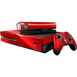 Elton Carbon Fiber Theme Skin Sticker Cover for Microsoft Xbox One Console/Kinect and Controllers (EL00081, Red) Elton Carbon Fiber Theme Skin Sticker Cover for Microsoft Xbox One Console/Kinect and Controllers (EL00081, Red)_1
