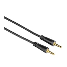 Hama 150 cm 3.5mm Stereo Audio Cable (122318, Black) Hama 150 cm 3.5mm Stereo Audio Cable (122318, Black)_1