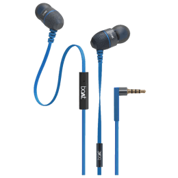 boAt BassHeads 200 In-Ear Wired Earphone with Mic (Deep Bass, Blue) boAt BassHeads 200 In-Ear Wired Earphone with Mic (Deep Bass, Blue)_2