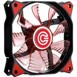 Circle USB Wired 4 LED 59.6 CFM Gaming Fan (CG 16XR, Red) Circle USB Wired 4 LED 59.6 CFM Gaming Fan (CG 16XR, Red)_2