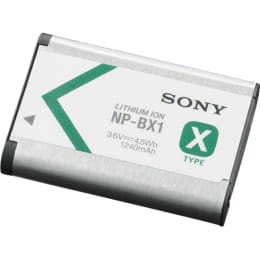 Sony X-Series Sports Camera 1240 mAh Rechargeable Battery (NP-BX1, Silver) Sony X-Series Sports Camera 1240 mAh Rechargeable Battery (NP-BX1, Silver)_2