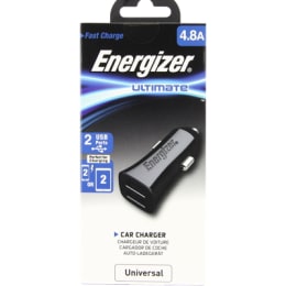 Energizer 4.8A Dual USB Car Charger (DCA2DUBK3, Black) Energizer 4.8A Dual USB Car Charger (DCA2DUBK3, Black)_2