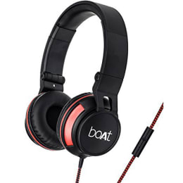 boAt BassHeads 600 Over-Ear Wired Headphone with Mic (Deep Bass, Black/Red) boAt BassHeads 600 Over-Ear Wired Headphone with Mic (Deep Bass, Black/Red)_1