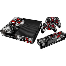 Elton Resident Evil Umbrella Corporation Theme Skin Sticker Cover for Microsoft Xbox One Console/Kinect and Controllers (EL00095, Multi Color) Elton Resident Evil Umbrella Corporation Theme Skin Sticker Cover for Microsoft Xbox One Console/Kinect and Controllers (EL00095, Multi Color)_1