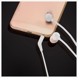 JBL In-Ear Wired Earphones with Mic (T110, White) JBL In-Ear Wired Earphones with Mic (T110, White)_10