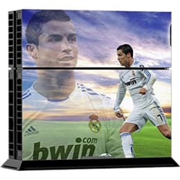 Elton Real Madrid Cristiano Ronaldo Theme Skin Sticker Cover for Sony PS4 Console and Controllers (EL00056, Multi Color) Elton Real Madrid Cristiano Ronaldo Theme Skin Sticker Cover for Sony PS4 Console and Controllers (EL00056, Multi Color)_2
