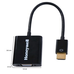 Honeywell HDMI (Type-A) to VGA Cable (HC000001/ADP/BLK, Black) Honeywell HDMI (Type-A) to VGA Cable (HC000001/ADP/BLK, Black)_2