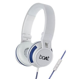 boAt BassHeads 600 Over-Ear Wired Headphone with Mic (Deep Bass, White/Blue) boAt BassHeads 600 Over-Ear Wired Headphone with Mic (Deep Bass, White/Blue)_1