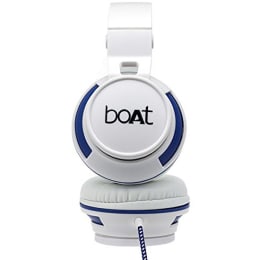 boAt BassHeads 600 Over-Ear Wired Headphone with Mic (Deep Bass, White/Blue) boAt BassHeads 600 Over-Ear Wired Headphone with Mic (Deep Bass, White/Blue)_2