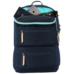 VIP Ride 02 19 Litres Polyester Casual Backpack (3 Front Pockets, BPRID02DBL, Denim Blue) VIP Ride 02 19 Litres Polyester Casual Backpack (3 Front Pockets, BPRID02DBL, Denim Blue)_5