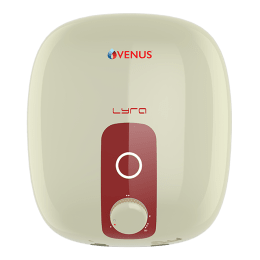 Venus Lyra 10 Litres 5 Star Storage Water Geyser (2000 Watts, 10R, Ivory/Red) Venus Lyra 10 Litres 5 Star Storage Water Geyser (2000 Watts, 10R, Ivory/Red)_1