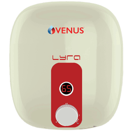 Venus Lyra Smart 10 Litres 5 Star Storage Water Geyser (2000 Watts, 10RX, Ivory/Red) Venus Lyra Smart 10 Litres 5 Star Storage Water Geyser (2000 Watts, 10RX, Ivory/Red)_1