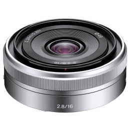 Sony E 16 mm F2.8 Lens (SEL16F28, Silver) Sony E 16 mm F2.8 Lens (SEL16F28, Silver)_3