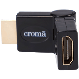 Croma XN4076 360 Degree HDMI (Type-A) to HDMI (Type-A) Cable (W1482, Black) Croma XN4076 360 Degree HDMI (Type-A) to HDMI (Type-A) Cable (W1482, Black)_3