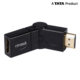 Croma XN4076 360 Degree HDMI (Type-A) to HDMI (Type-A) Cable (W1482, Black) Croma XN4076 360 Degree HDMI (Type-A) to HDMI (Type-A) Cable (W1482, Black)_2