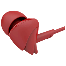 boAt In-Ear Wired Earphones with Mic (BassHeads 100, Red) boAt In-Ear Wired Earphones with Mic (BassHeads 100, Red)_2