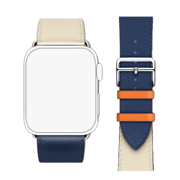 Robobull Buckle Closure 42/44 mm Double Tour Leather Apple Watch Strap (3770000064, Midnight) Robobull Buckle Closure 42/44 mm Double Tour Leather Apple Watch Strap (3770000064, Midnight)_1