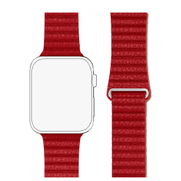 Robobull 42/44 mm Leather Loop Apple Watch Strap (3770000050, Bold Red) Robobull 42/44 mm Leather Loop Apple Watch Strap (3770000050, Bold Red)_1