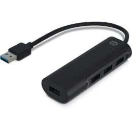 HP USB 3.0 (Type-A) to USB 3.0 (Type-A) Connection Hub (4VW05PA, Black) HP USB 3.0 (Type-A) to USB 3.0 (Type-A) Connection Hub (4VW05PA, Black)_1