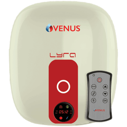 Venus Lyra Digital 10 Litres 5 Star Storage Water Geyser (2000 Watts, 10RD, Ivory/Red) Venus Lyra Digital 10 Litres 5 Star Storage Water Geyser (2000 Watts, 10RD, Ivory/Red)_1
