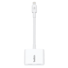 Belkin Lightning Audio + Charge Rockstar Connector (F8J198btWHT, White) Belkin Lightning Audio + Charge Rockstar Connector (F8J198btWHT, White)_1